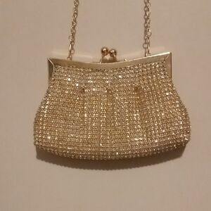 Browns Elegant Sparkling Vintage Clutch